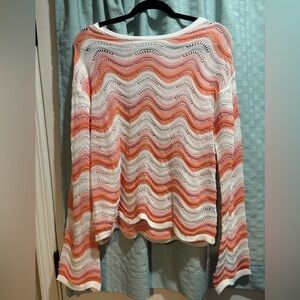 Long Sleeve Mesh Top